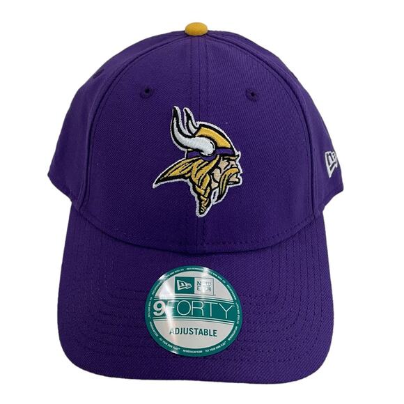 NWT New Era 9FORTY Minnesota Vikings Adjustable Velcro Hat - Picture 1 of 4